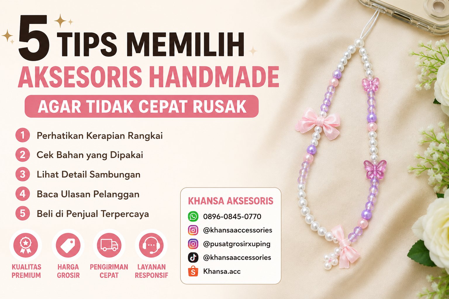 Tips Memilih Aksesoris Handmade yang Awet dan Berkualitas